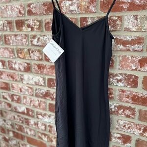 Calvin Klein Black Slip/Nightgown